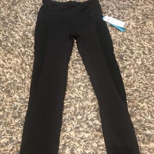 Black training capris size small , new with tags